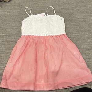 Lilly Pulitzer Pink and White Kids Dress